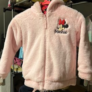 Disney Reversible Minnie Mouse Warm Jacket Coat Puffy